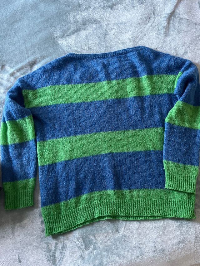 Jersey rayas azul y verde