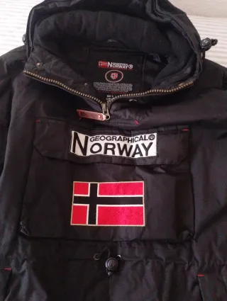 Cazadora Geographical Norway Negra Talla S