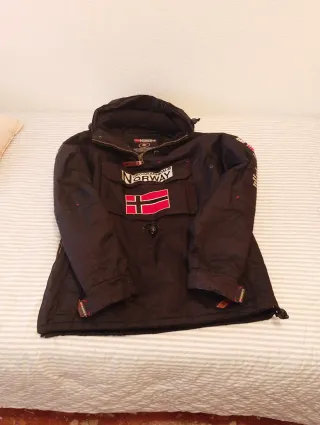 Cazadora Geographical Norway Negra Talla S