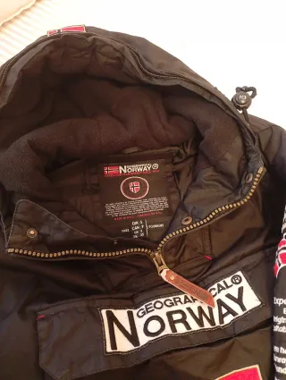 Cazadora Geographical Norway Negra Talla S
