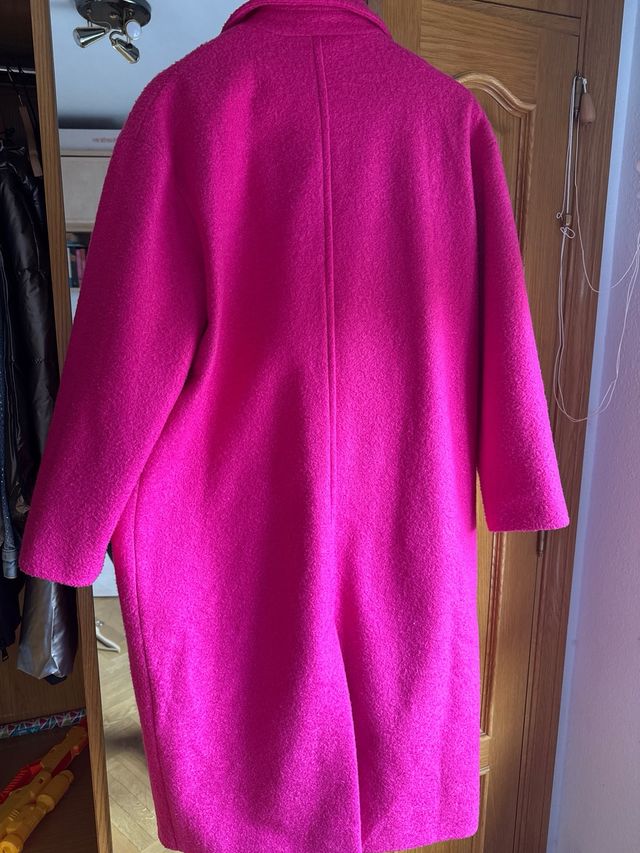 Abrigo rosa oversize Primark talla L