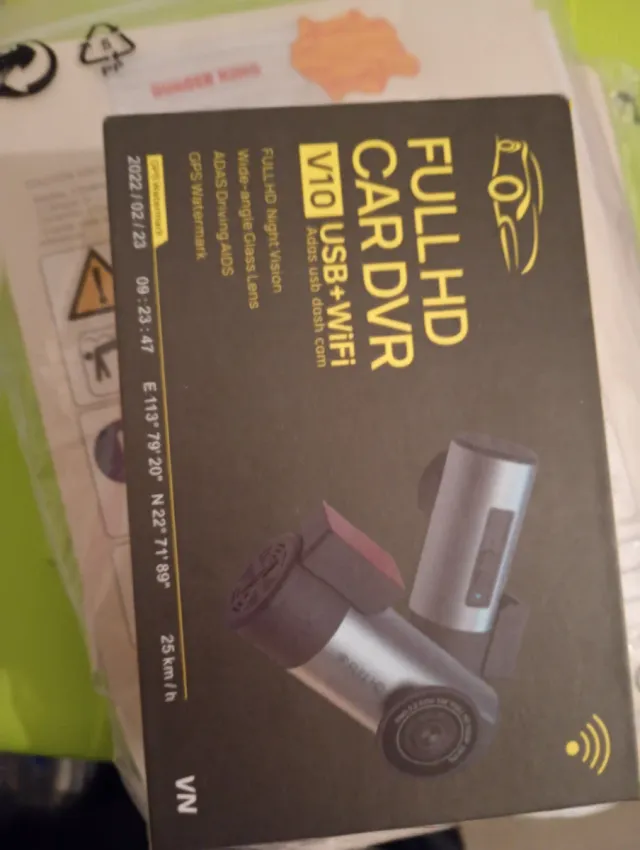 Cámara Coche Full HD V10 USB+WiFi