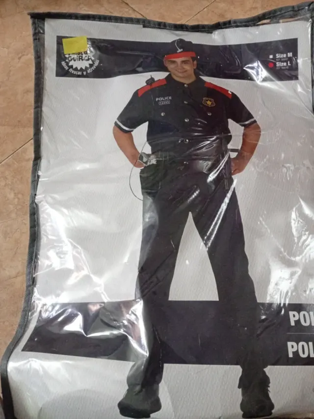 Disfraz Policía Talla M