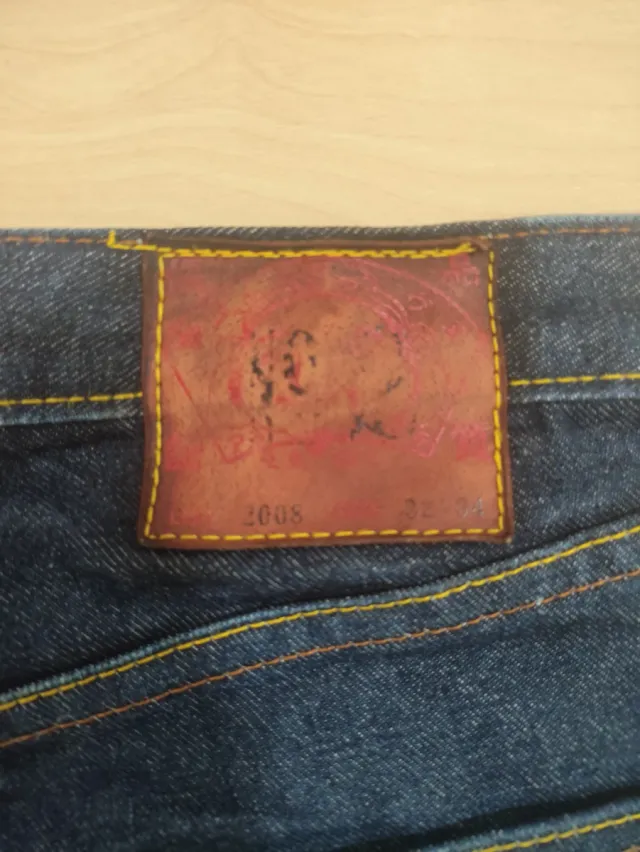 Pantalón Evisu Tejano con Bordado