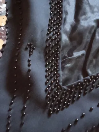 Blusa Vintage Mariposa Lentejuelas Talla Única