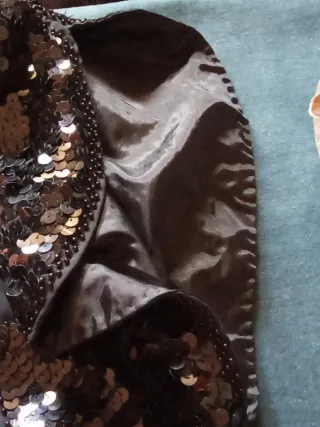 Blusa Vintage Mariposa Lentejuelas Talla Única