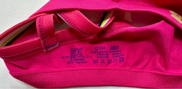 Conjunto niña Top+Braga Talla S/M + llavero