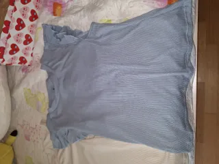 2 Camisetas Talla L (Beige y Azul)