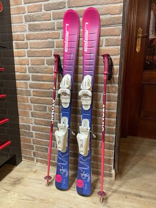 Esquís niña Elan Sky U-Flex 110 cm + bastones