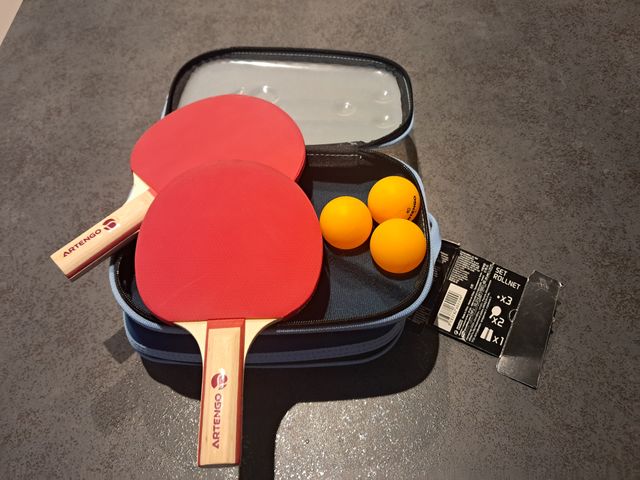 Set de Ping Pong Artengo con 3 Pelotas