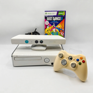 Xbox 360 Slim Kinect Bianca + Just Dance 2015