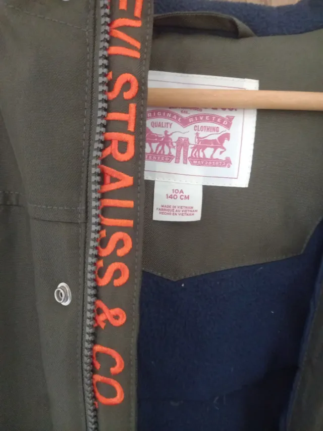 Abrigo Levi's niño verde