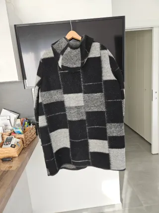 Cappotto donna Elena Mirò fantasia quadri