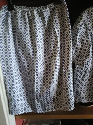 Completo vintage in seta anni 60.