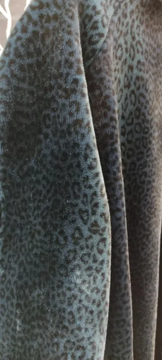 Abrigo vintage calentito estampado