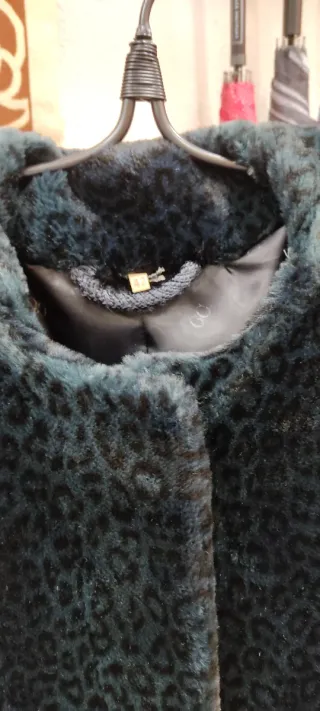 Abrigo vintage calentito estampado