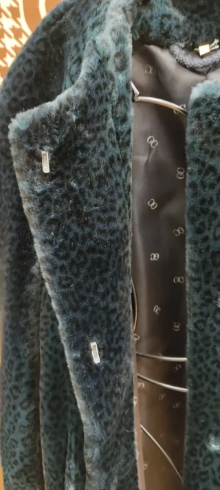 Abrigo vintage calentito estampado