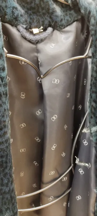 Abrigo vintage calentito estampado