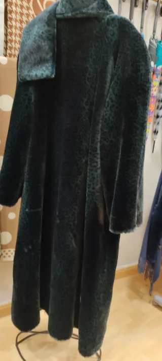 Abrigo vintage calentito estampado