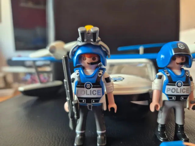 Playmobil Hidroavión Policía con Figuras