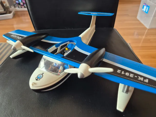 Playmobil Hidroavión Policía con Figuras