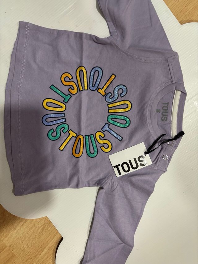 Camiseta bebé Tous manga larga