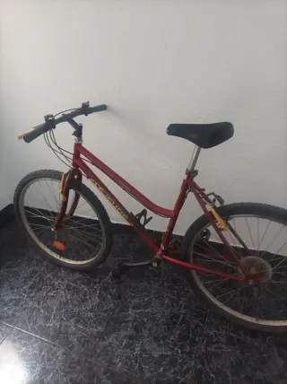 Bicicleta  roja