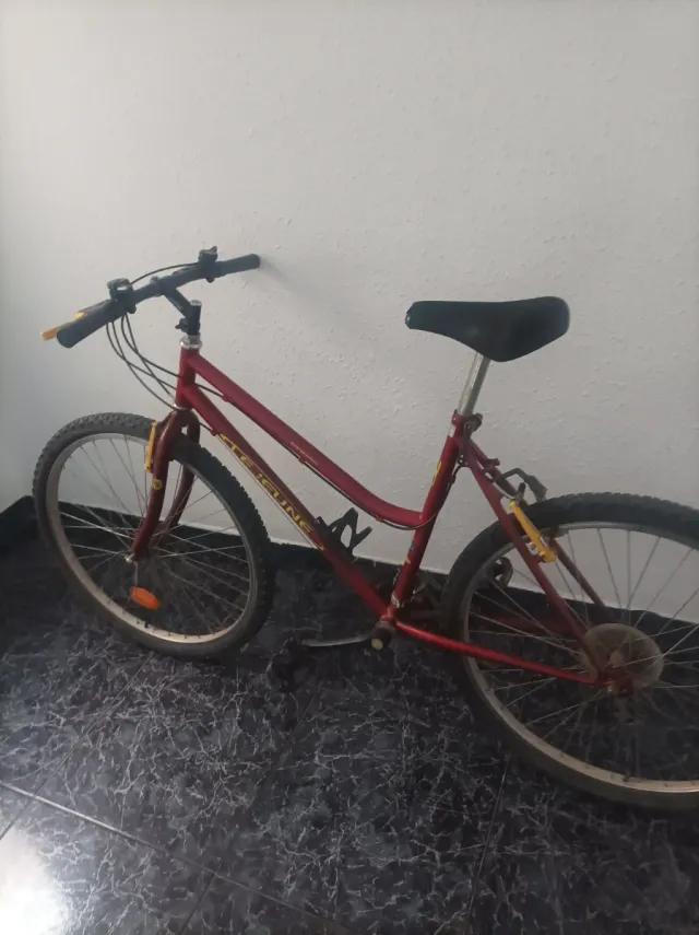 Bicicleta  roja