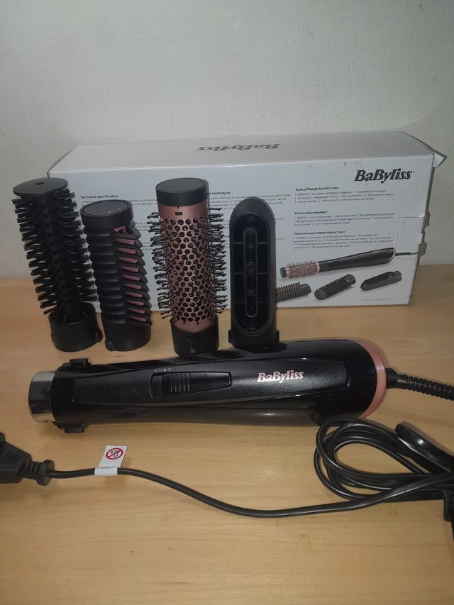 Cepillo Secador BaByliss Negro y Rosa