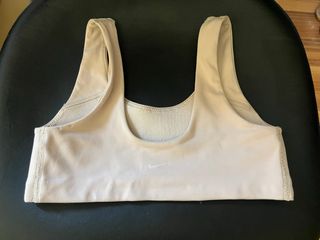 Sujetador deportivo Nike Talla L Beige