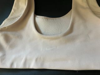 Sujetador deportivo Nike Talla L Beige