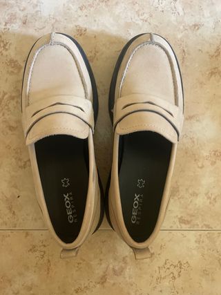 Mocasines Geox Beige Talla 37