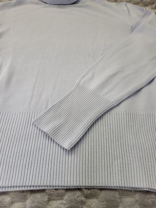 Jersey Cuello Alto Escorpión Talla M Celeste