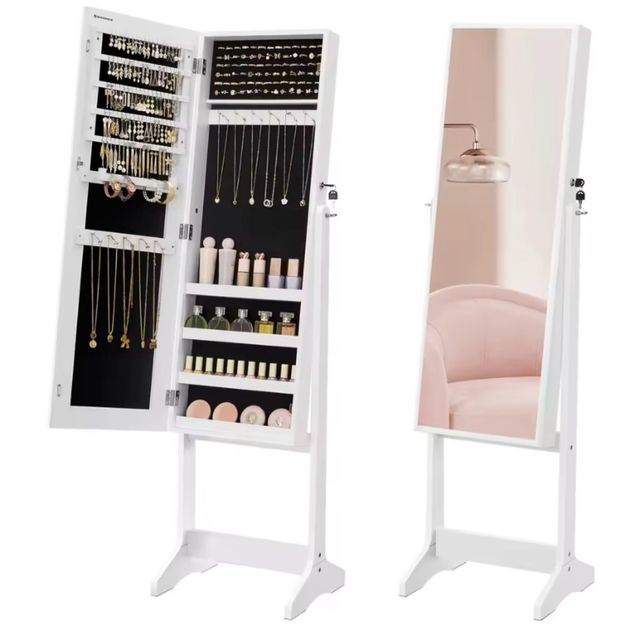 Specchio Gioielleria Bianco. Nuovo.