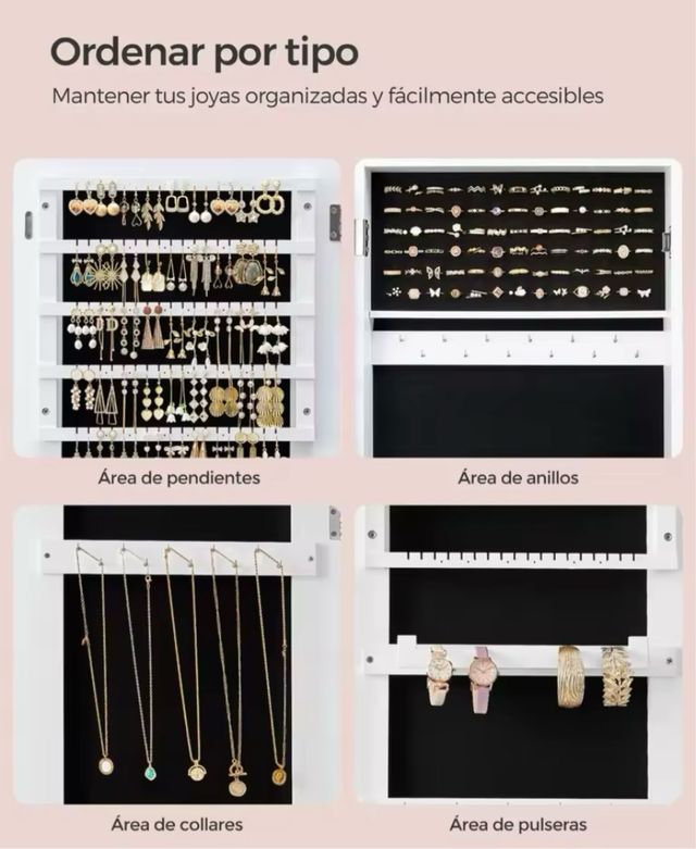 Specchio Gioielleria Bianco. Nuovo.