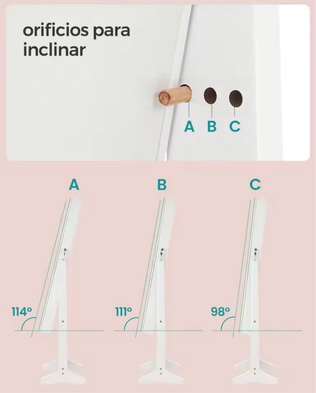 Specchio Gioielleria Bianco. Nuovo.