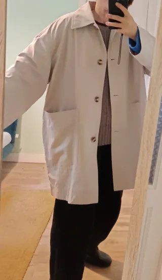 Trench Coat ZARA oversize Talla XS