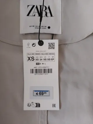 Trench Coat ZARA oversize Talla XS