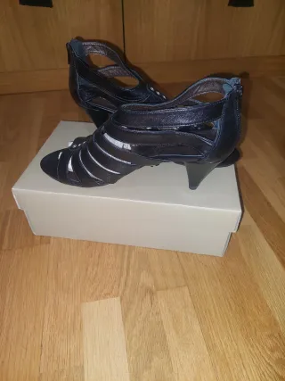 Paco Herrero Sandalias Tacón Negro Talla 41