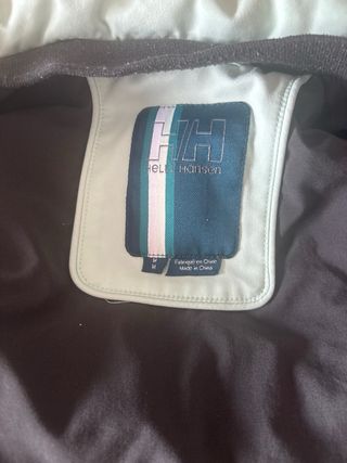 Anorak Helly Hansen Beige y Turquesa