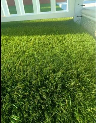 Césped artificial reciclado