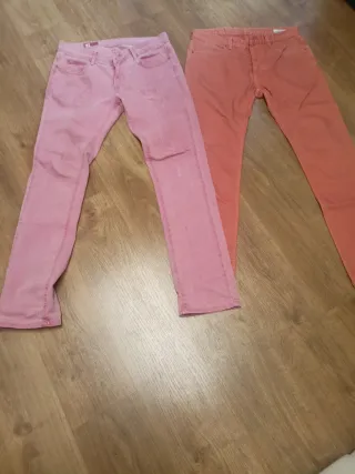 Pack 2 Pantalones Vaqueros Color