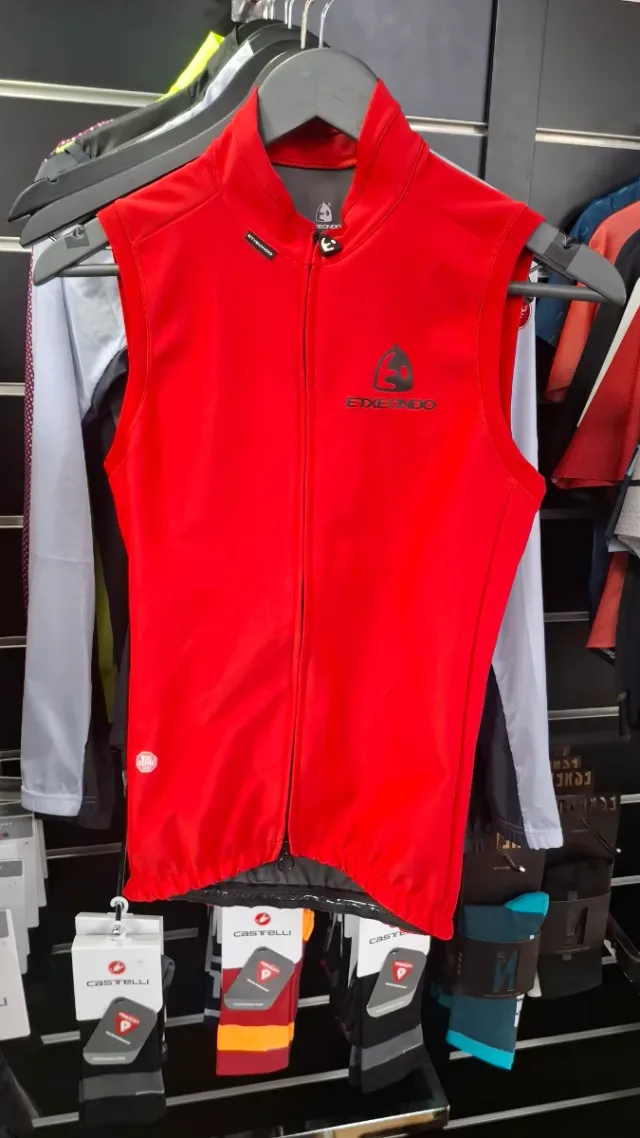 Chaleco Etxeondo Windstopper Talla S Rojo