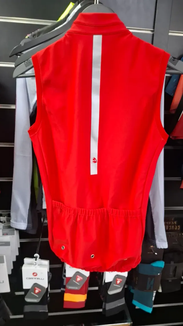 Chaleco Etxeondo Windstopper Talla S Rojo