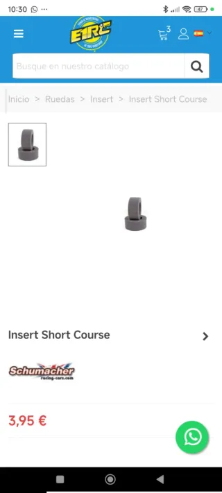 Ruedas Short Course RC (4uds)