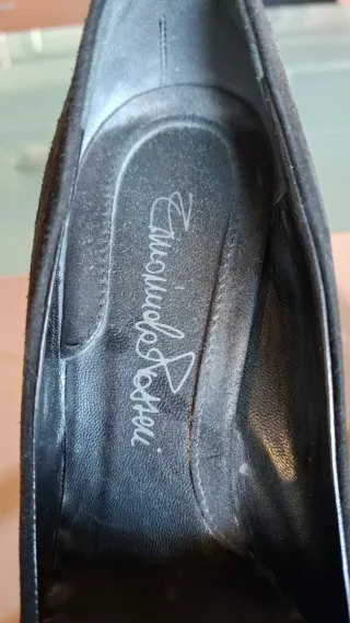 Scarpe Emmanuela passeri Nere con Fiocco tacco 10