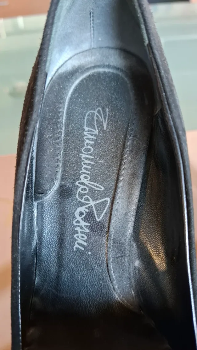 Scarpe Emmanuela passeri Nere con Fiocco tacco 10