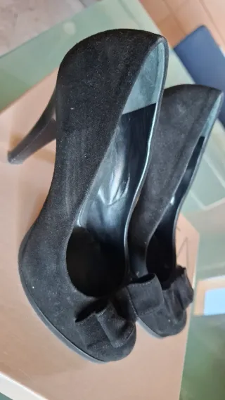 Scarpe Emmanuela passeri Nere con Fiocco tacco 10