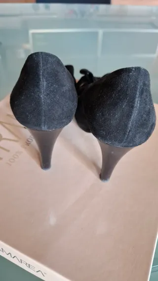 Scarpe Emmanuela passeri Nere con Fiocco tacco 10