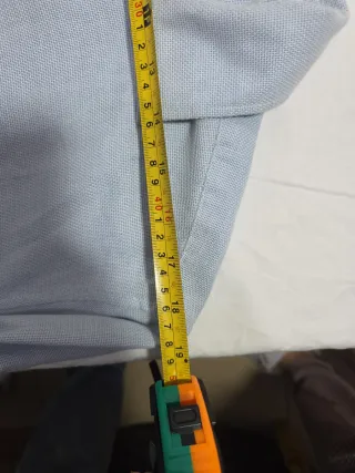 Camicia Zara Uomo Blu Manica Lunga Taglia S